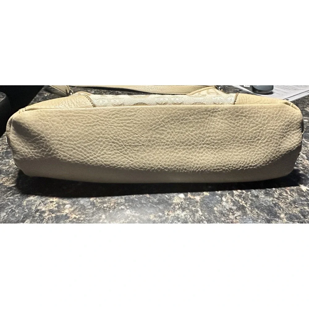 ETIENNE AIGNER Cream Taupe Vegan‎ Shoulder Bag Purse